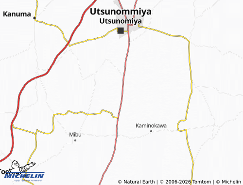 MICHELIN Suzumenomiya map - ViaMichelin