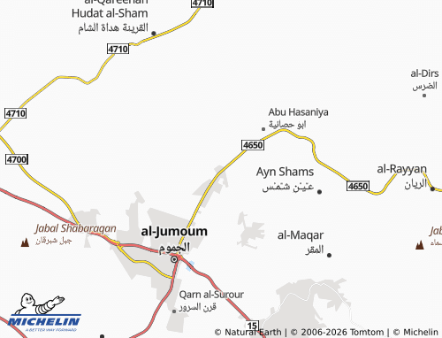 Mapa MICHELIN al-Khayf - ViaMichelin
