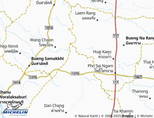 MICHELIN Nong Ta Ngu map - ViaMichelin