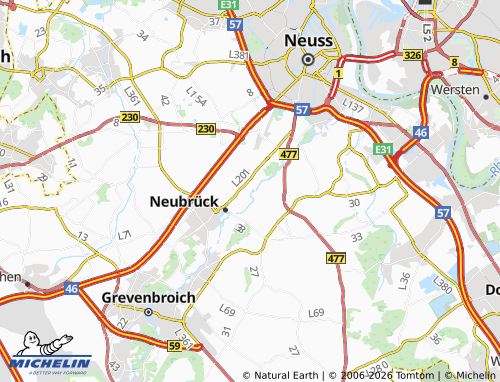 MICHELIN Gut Hombroich map - ViaMichelin