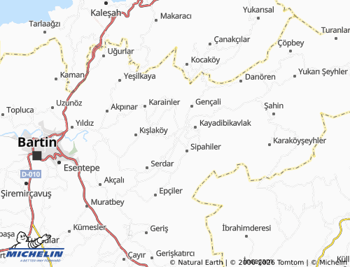 MICHELIN Kayadibiçavuş map - ViaMichelin