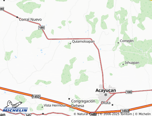Mapa MICHELIN Michapan Paso Real - ViaMichelin