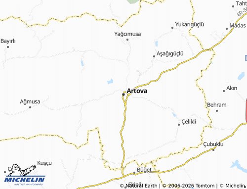 MICHELIN Artova map - ViaMichelin
