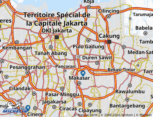 Mapa MICHELIN Rawa Bunga - ViaMichelin