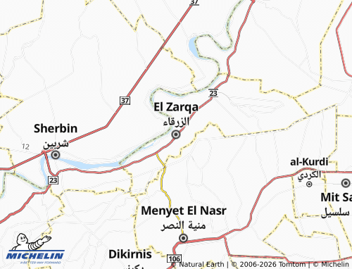 MICHELIN El Zarqa map - ViaMichelin