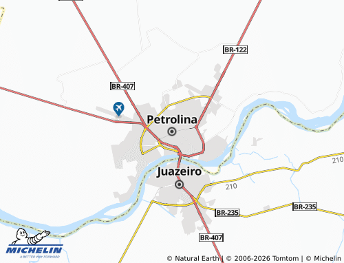 Mapa MICHELIN Petrolina - ViaMichelin