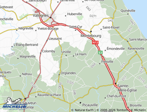 Mapa MICHELIN Le Ham - ViaMichelin