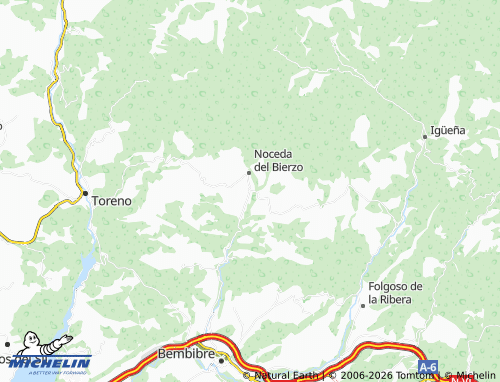 MICHELIN La Chana map - ViaMichelin