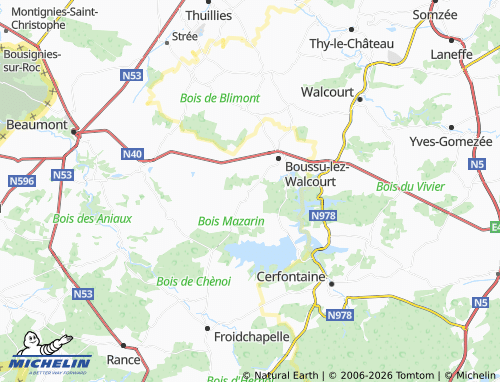 Mappa MICHELIN Erpion - ViaMichelin