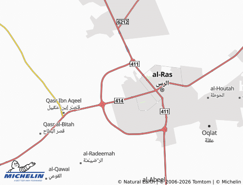 MICHELIN-Landkarte al-Rayyan - ViaMichelin