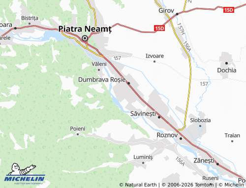 MICHELIN Cut map - ViaMichelin
