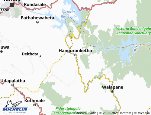 MICHELIN Damunumeya map - ViaMichelin