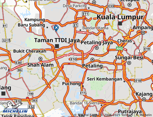 MICHELIN Taman Subang Indah map - ViaMichelin