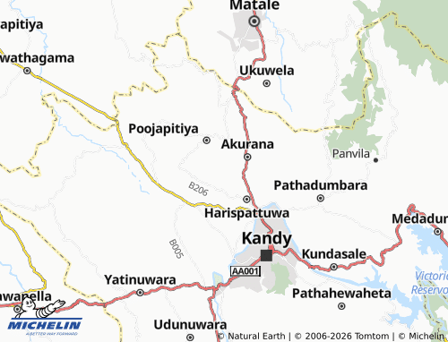 Mappa MICHELIN Kaluwana North - ViaMichelin