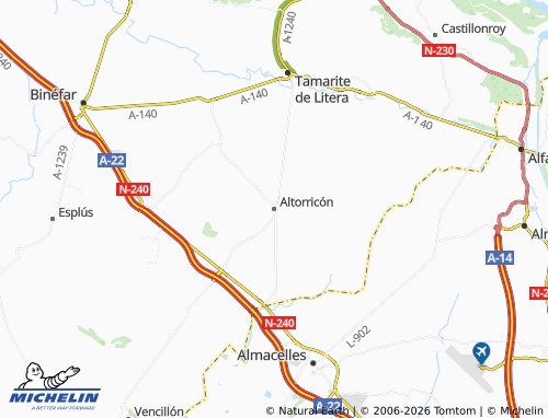 Mappa MICHELIN Altorricón - ViaMichelin