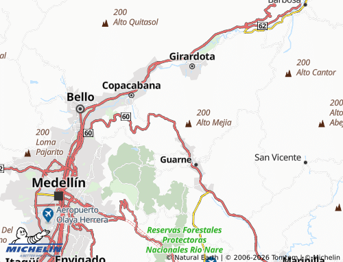 Mapa MICHELIN Romeral - ViaMichelin