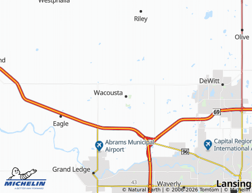 Mappa MICHELIN Wacousta - ViaMichelin
