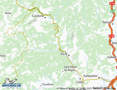 MICHELIN El Pla de Torroella map - ViaMichelin