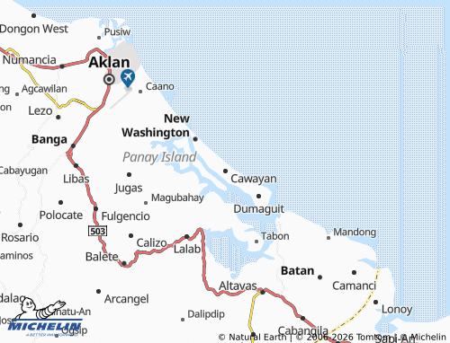 MICHELIN Cawayan map - ViaMichelin