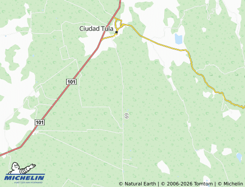Carte MICHELIN Santo Tomás - ViaMichelin