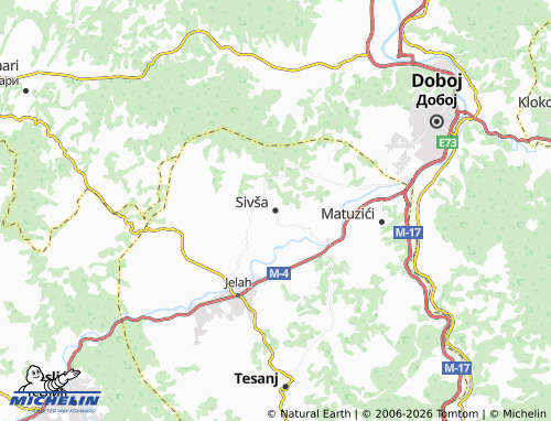 Mapa MICHELIN Sivša - ViaMichelin