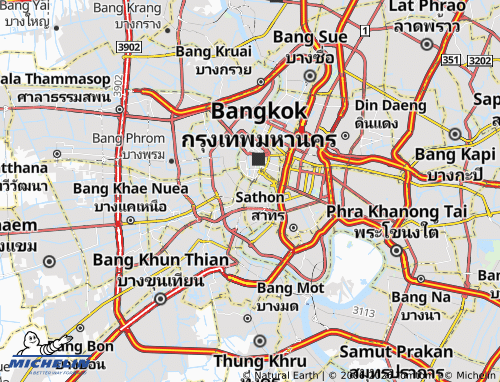 Mapa MICHELIN Somdet Chao Phraya - ViaMichelin