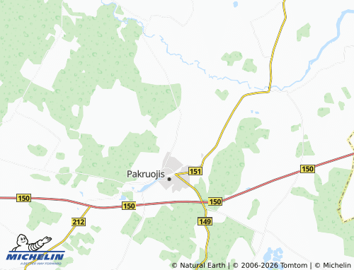 Mappa MICHELIN Mažeikoniai - ViaMichelin
