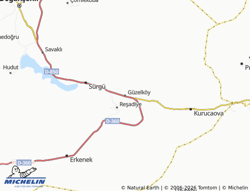 Mapa MICHELIN Güzelköy - ViaMichelin