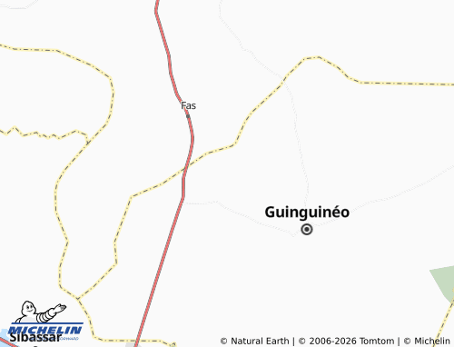 MICHELIN Ganick map - ViaMichelin