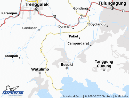 MICHELIN Wateskroyo map - ViaMichelin