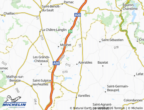 Carte MICHELIN Mondion - ViaMichelin