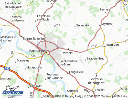 Carte MICHELIN Bernus - ViaMichelin