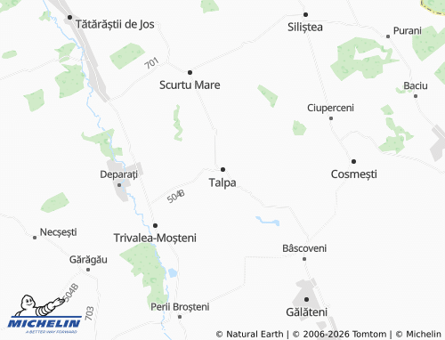 MICHELIN Talpa map - ViaMichelin