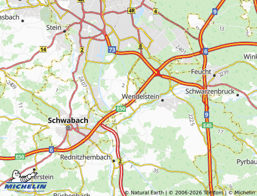 MICHELIN Kornburg map - ViaMichelin