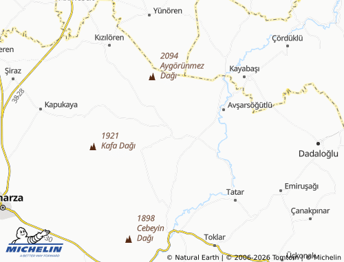 MICHELIN Güzelsu map - ViaMichelin