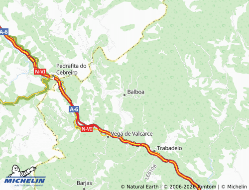 Carte MICHELIN Balboa - ViaMichelin
