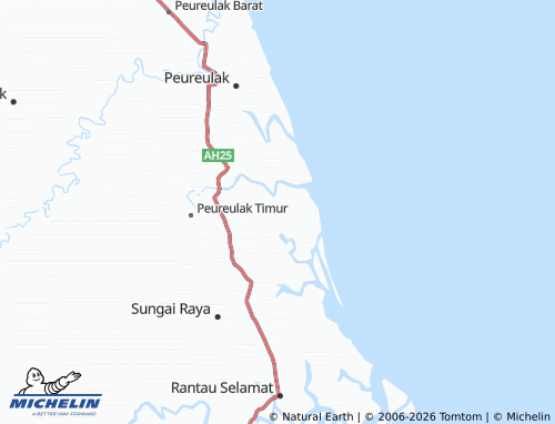 MICHELIN Seuneubok Rawang map - ViaMichelin