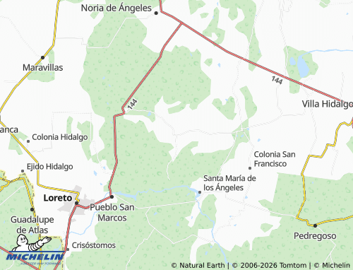 Mapa MICHELIN San Antonio de La Mula - ViaMichelin