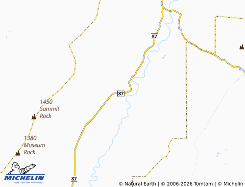 Mapa MICHELIN Rock & Pillar - ViaMichelin