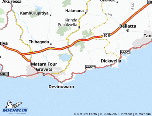 Mappa MICHELIN Kokawala - ViaMichelin