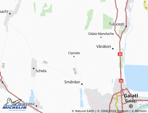 Carte MICHELIN Cișmele - ViaMichelin