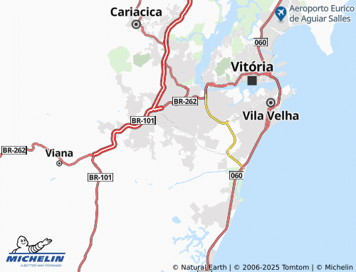 MICHELIN Residencial Parque Maracanã map - ViaMichelin