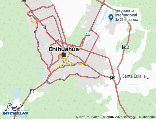 MICHELIN Madera 65 map - ViaMichelin