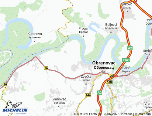 Carte MICHELIN Krtinska - ViaMichelin