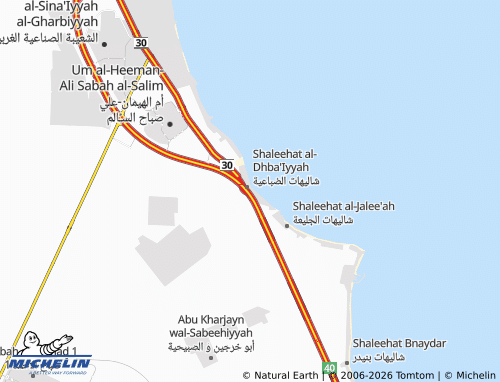 MICHELIN Duba'eyah Chalets Block 1 map - ViaMichelin