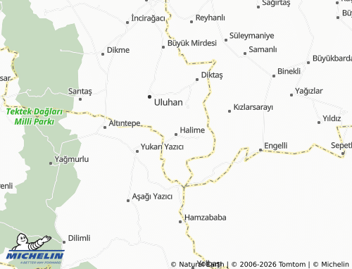 MICHELIN Halime map - ViaMichelin
