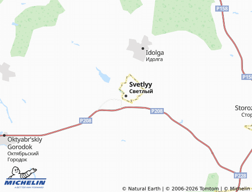 MICHELIN-Landkarte Svetlyy - ViaMichelin