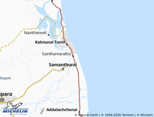 Mappa MICHELIN Sainthamaruthu 17 - ViaMichelin