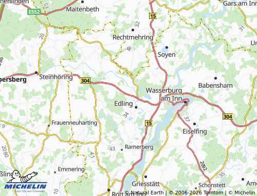 Mapa MICHELIN Hochhaus - ViaMichelin