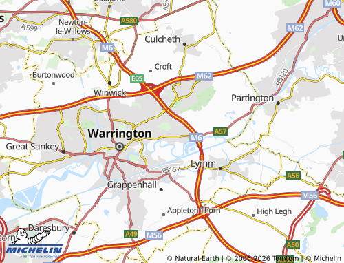 Mappa MICHELIN Woolston - ViaMichelin